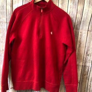 Apple Crew Neck Quarter Zip